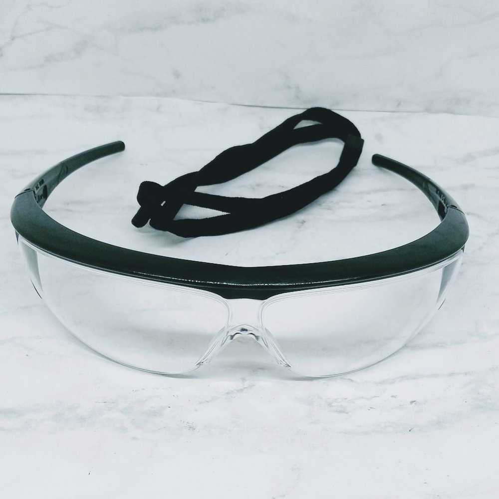 Willson Millennia Black Frame with Clear Lens Safety Glass Lot of 5/NEW